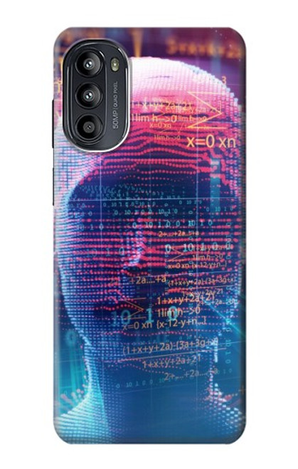 S3800 Digital Human Face Case For Motorola Moto G52, G82 5G