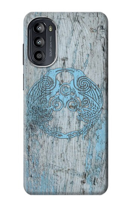 S3829 Huginn And Muninn Twin Ravens Norse Case For Motorola Moto G52, G82 5G