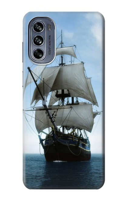 S1096 Sailing Ship in an Ocean Case For Motorola Moto G62 5G