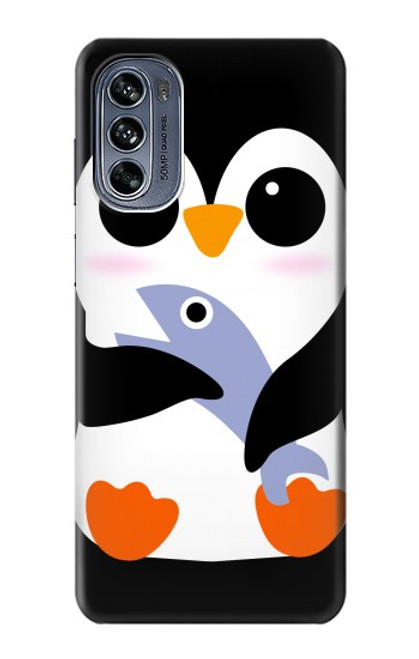 S2631 Cute Baby Penguin Case For Motorola Moto G62 5G