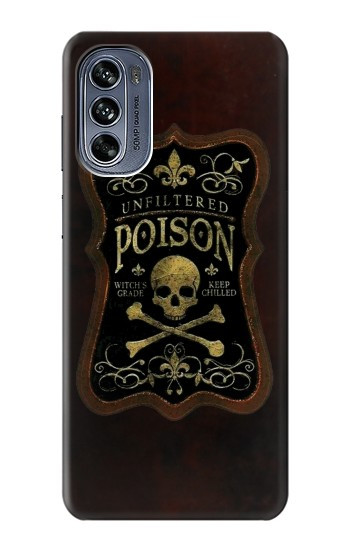 S2649 Unfiltered Poison Vintage Glass Bottle Case For Motorola Moto G62 5G