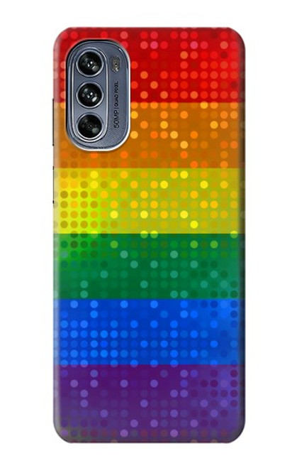 S2683 Rainbow LGBT Pride Flag Case For Motorola Moto G62 5G