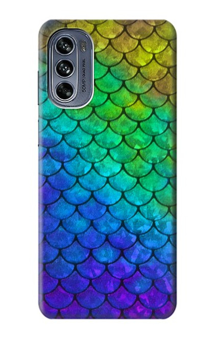 S2930 Mermaid Fish Scale Case For Motorola Moto G62 5G