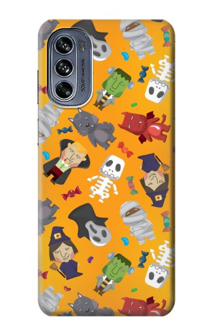 S3275 Cute Halloween Cartoon Pattern Case For Motorola Moto G62 5G