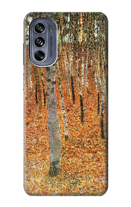 S3380 Gustav Klimt Birch Forest Case For Motorola Moto G62 5G