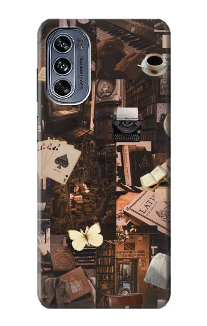 S3877 Dark Academia Case For Motorola Moto G62 5G