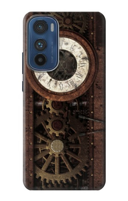 S3221 Steampunk Clock Gears Case For Motorola Edge 30