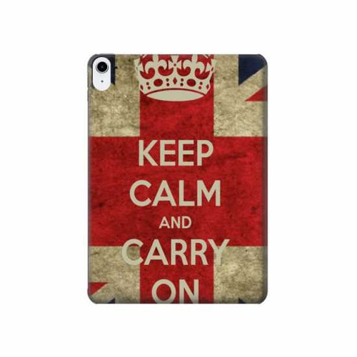 S0674 Keep Calm and Carry On Hard Case For iPad 10.9 (2022)