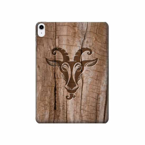 S2183 Goat Wood Graphic Printed Hard Case For iPad 10.9 (2022)