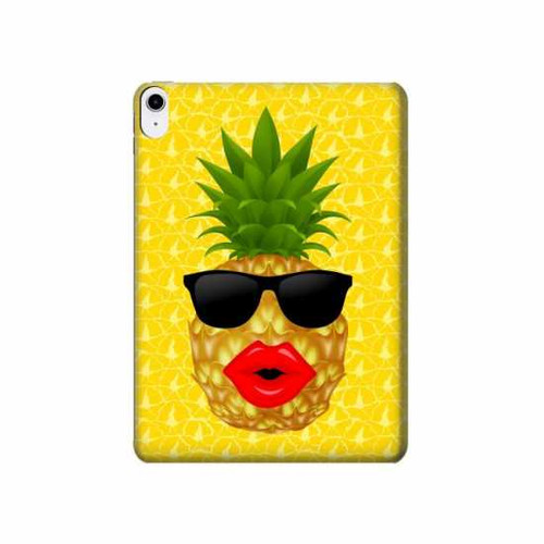 S2443 Funny Pineapple Sunglasses Kiss Hard Case For iPad 10.9 (2022)