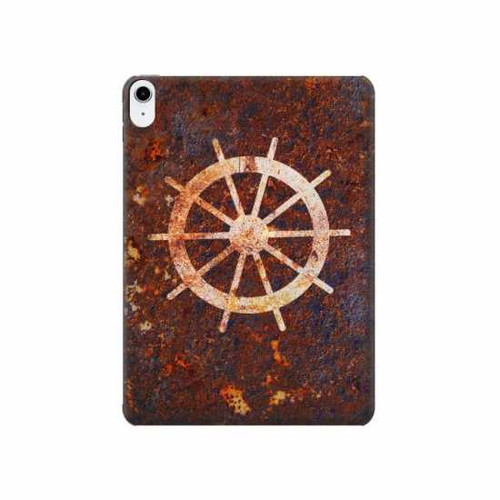 S2766 Ship Wheel Rusty Texture Hard Case For iPad 10.9 (2022)