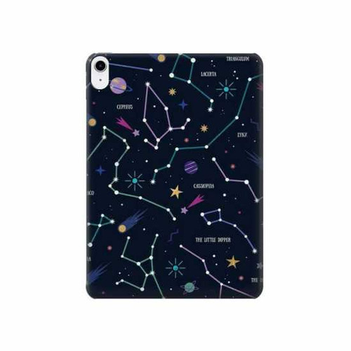 S3220 Star Map Zodiac Constellations Hard Case For iPad 10.9 (2022)