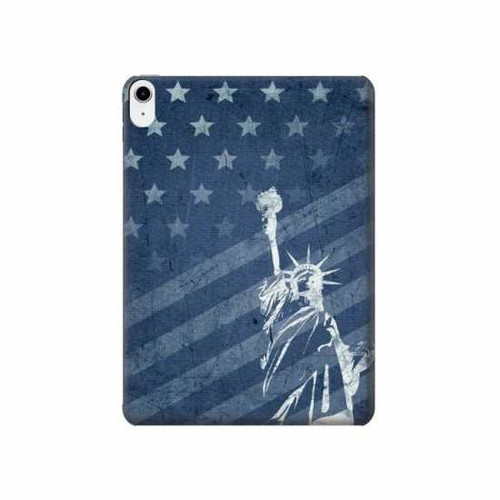 S3450 US Flag Liberty Statue Hard Case For iPad 10.9 (2022)