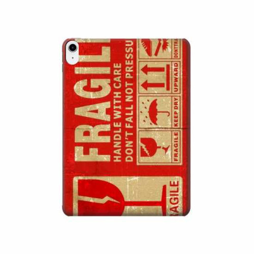 S3552 Vintage Fragile Label Art Hard Case For iPad 10.9 (2022)