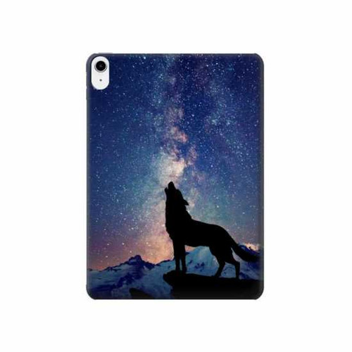 S3555 Wolf Howling Million Star Hard Case For iPad 10.9 (2022)
