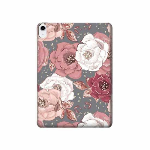 S3716 Rose Floral Pattern Hard Case For iPad 10.9 (2022)