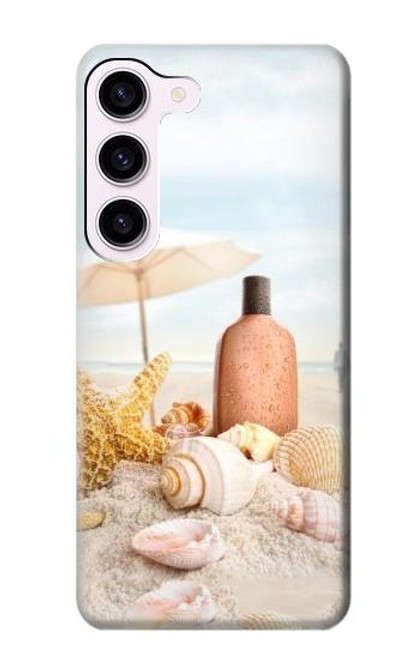 S1425 Seashells on The Beach Case For Samsung Galaxy S23