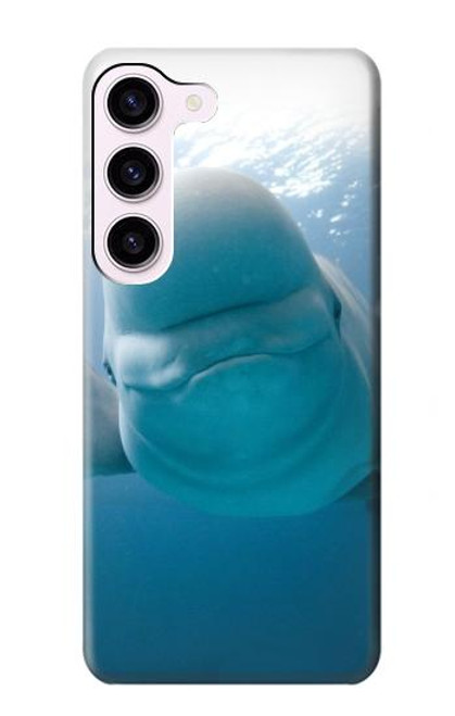 S1801 Beluga Whale Smile Whale Case For Samsung Galaxy S23