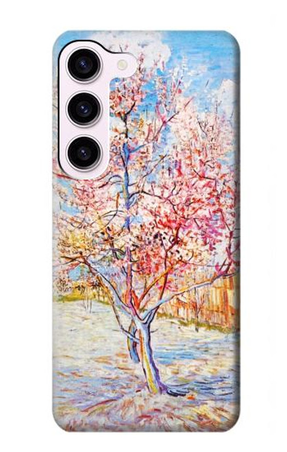 S2450 Van Gogh Peach Tree Blossom Case For Samsung Galaxy S23