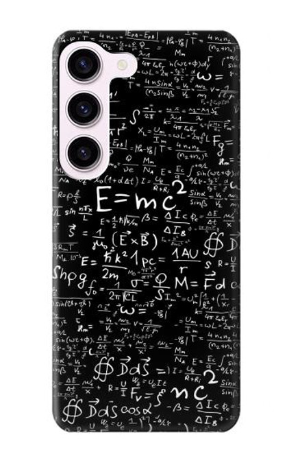 S2574 Mathematics Physics Blackboard Equation Case For Samsung Galaxy S23
