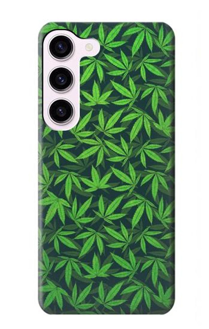 S2666 Marijuana Pattern Case For Samsung Galaxy S23