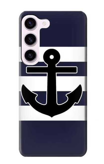 S2758 Anchor Navy Case For Samsung Galaxy S23