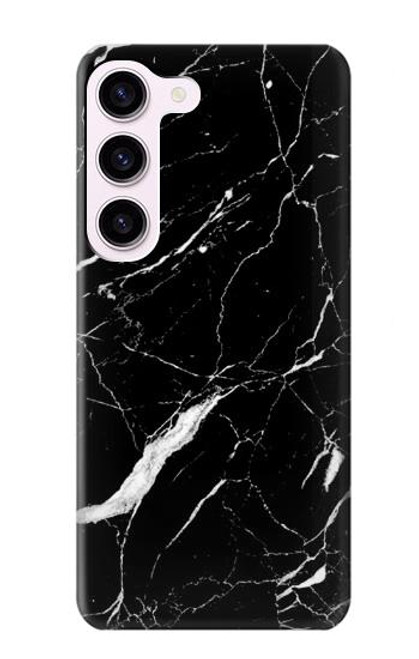 S2895 Black Marble Graphic Printed Case For Samsung Galaxy S23