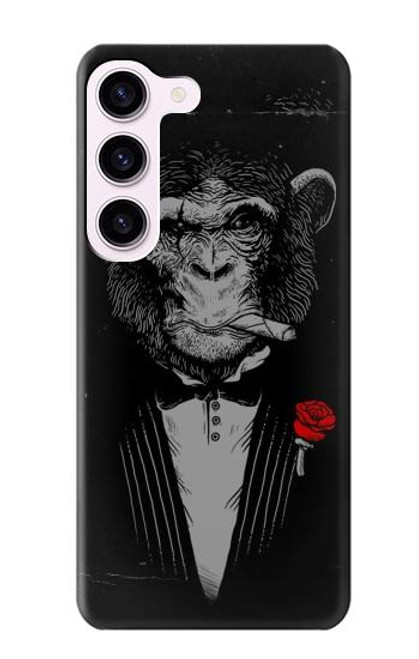 S3167 Funny Monkey God Father Case For Samsung Galaxy S23