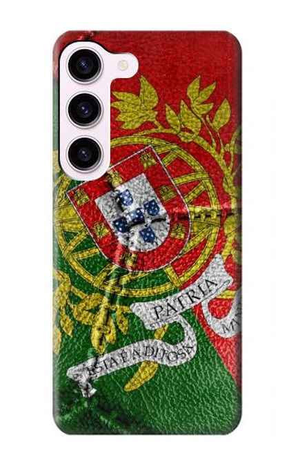 S3300 Portugal Flag Vintage Football Graphic Case For Samsung Galaxy S23