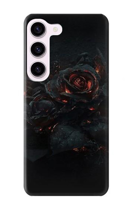 S3672 Burned Rose Case For Samsung Galaxy S23