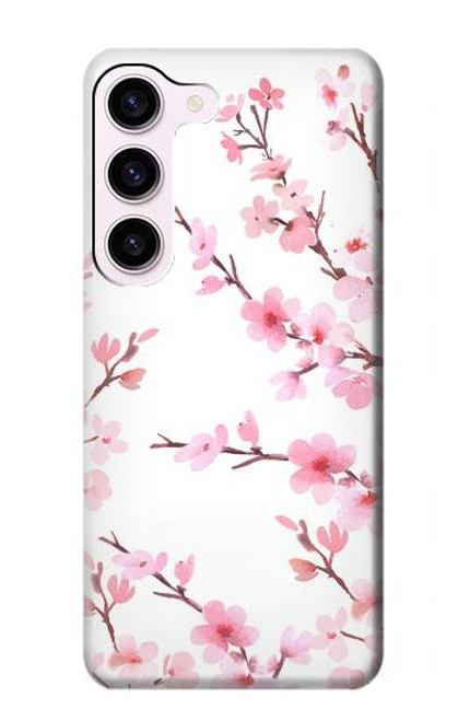 S3707 Pink Cherry Blossom Spring Flower Case For Samsung Galaxy S23