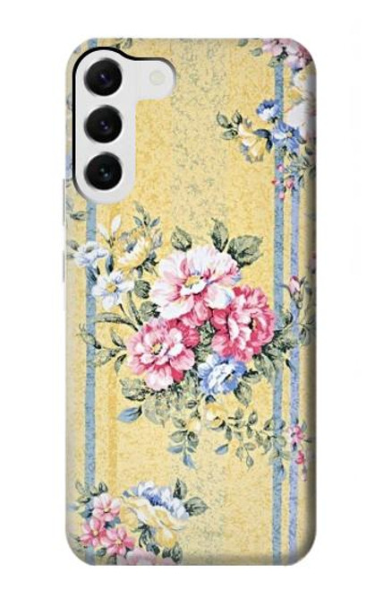 S2229 Vintage Flowers Case For Samsung Galaxy S23 Plus