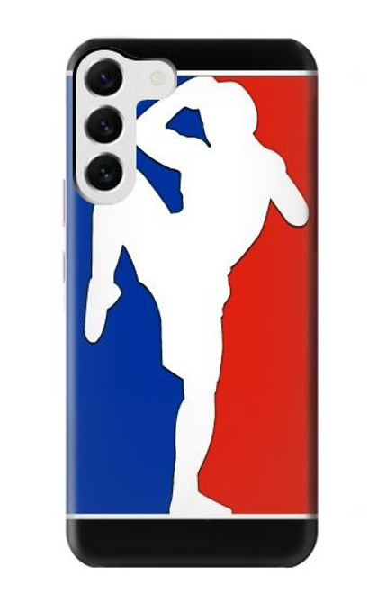 S2278 Muay Thai Kickboxing MMA Martial Art White Case For Samsung Galaxy S23 Plus