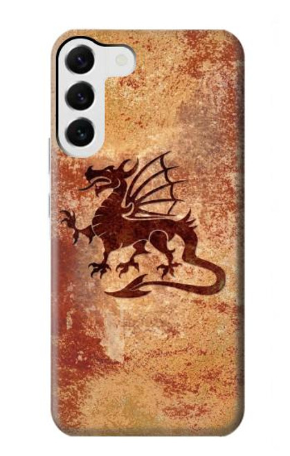 S2485 Dragon Metal Texture Graphic Printed Case For Samsung Galaxy S23 Plus