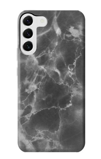 S2526 Black Marble Graphic Printed Case For Samsung Galaxy S23 Plus