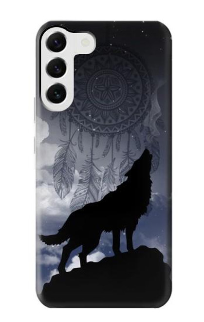 S3011 Dream Catcher Wolf Howling Case For Samsung Galaxy S23 Plus