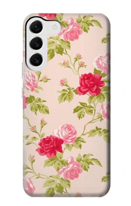 S3037 Pretty Rose Cottage Flora Case For Samsung Galaxy S23 Plus
