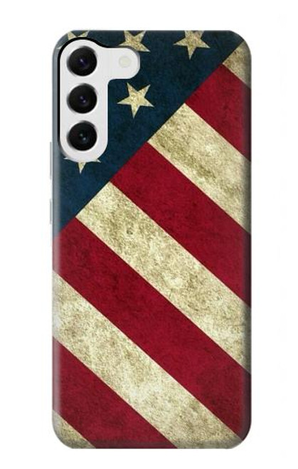 S3295 US National Flag Case For Samsung Galaxy S23 Plus