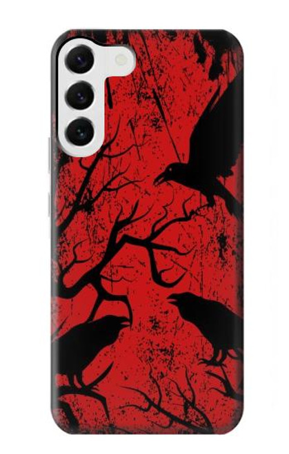 S3325 Crow Black Blood Tree Case For Samsung Galaxy S23 Plus