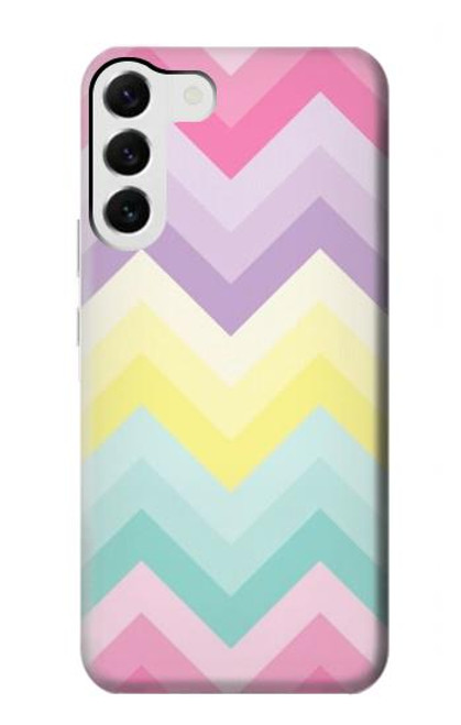 S3514 Rainbow Zigzag Case For Samsung Galaxy S23 Plus