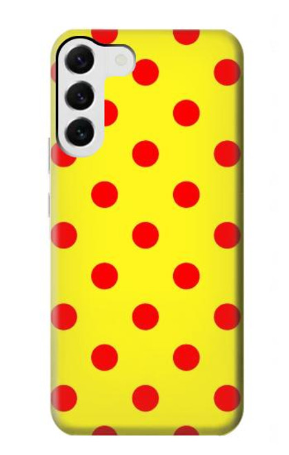 S3526 Red Spot Polka Dot Case For Samsung Galaxy S23 Plus