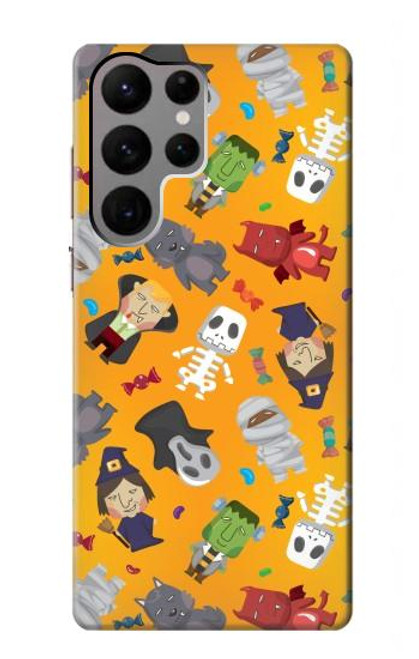 S3275 Cute Halloween Cartoon Pattern Case For Samsung Galaxy S23 Ultra