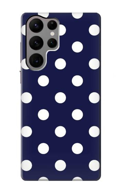 S3533 Blue Polka Dot Case For Samsung Galaxy S23 Ultra