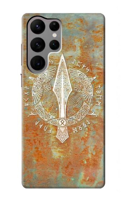 S3827 Gungnir Spear of Odin Norse Viking Symbol Case For Samsung Galaxy S23 Ultra