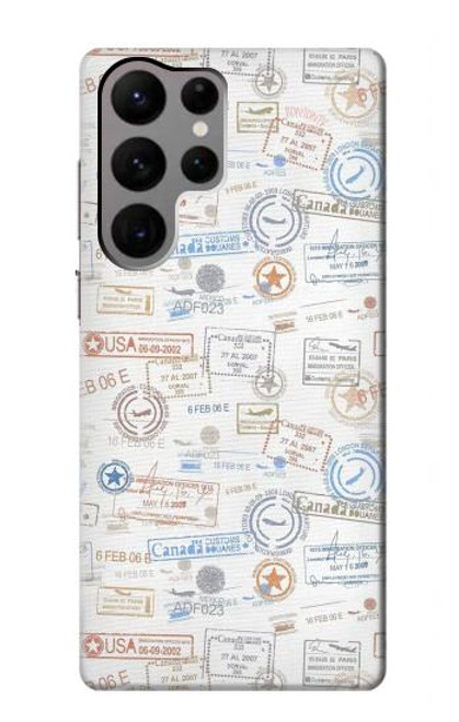 S3903 Travel Stamps Case For Samsung Galaxy S23 Ultra
