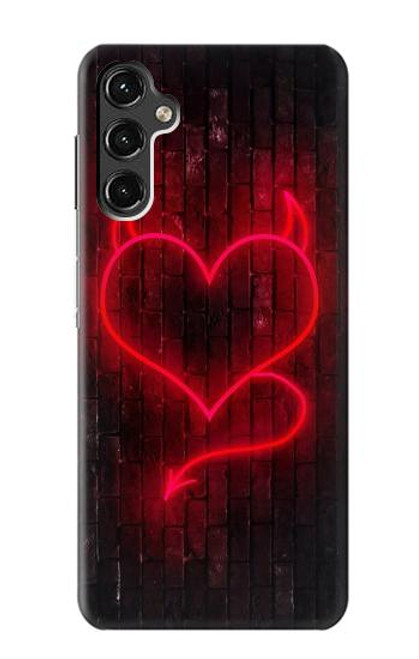 S3682 Devil Heart Case For Samsung Galaxy A14 5G