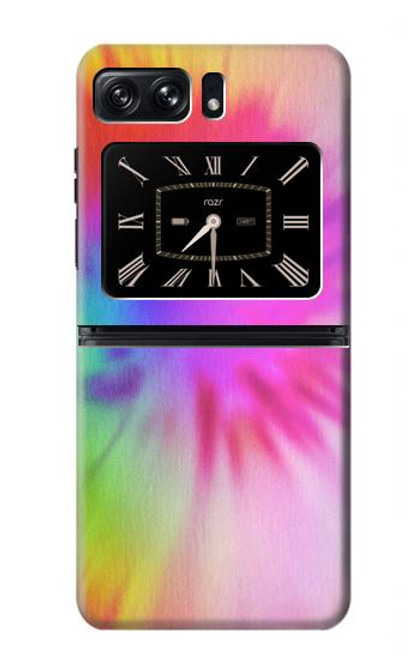 S2488 Tie Dye Color Case For Motorola Moto Razr 2022