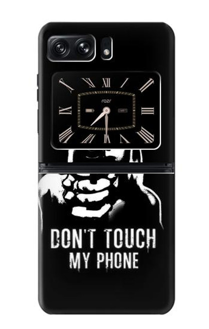 S2518 Do Not Touch My Phone Case For Motorola Moto Razr 2022