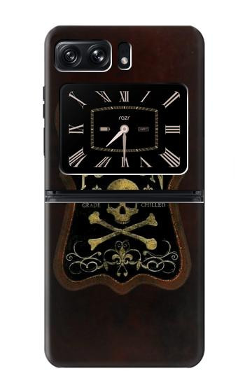 S2649 Unfiltered Poison Vintage Glass Bottle Case For Motorola Moto Razr 2022