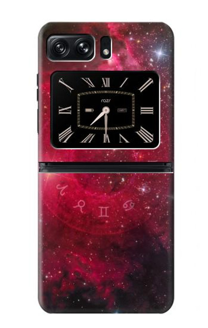 S3368 Zodiac Red Galaxy Case For Motorola Moto Razr 2022